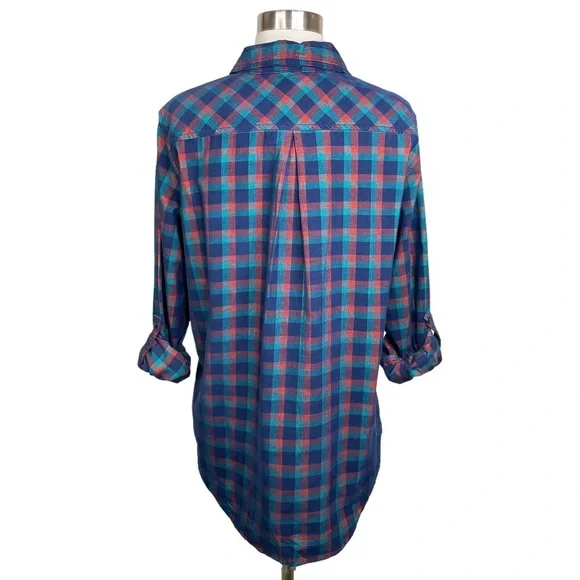 Stitch Fix l Market & Spruce Plaid Corduroy Button Down, Large - Picture 4 of 8